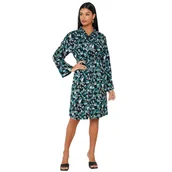 Sukienki - Sukienka damska Vero Moda Rie Ls zielona koszulowa-XS - miniaturka - grafika 1