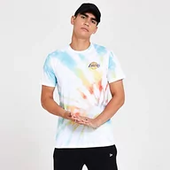 Koszulki męskie - New Era Nba Tye Dye Tee Loslak Xpt t-shirt męski z krótkim rękawem wielokolorowa wielokolorowa S 12369755 - miniaturka - grafika 1