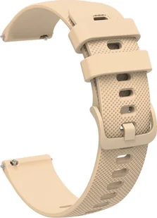 Pasek silikonowy do Huawei Watch GT2 / GT3 42mm - beżowy - Akcesoria do smartwatchy - miniaturka - grafika 1