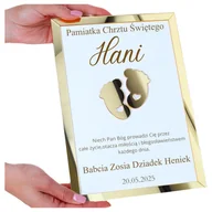 Pamiątka Chrztu Świętego - Pamiątka Chrztu Świętego Personalizacja Dziadkowie Babcia Dziadek Imię - miniaturka - grafika 1