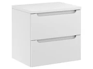 Szafki łazienkowe - Szafka Wisząca Z Blatem ETH 50 cm - Biały Mat - miniaturka - grafika 1