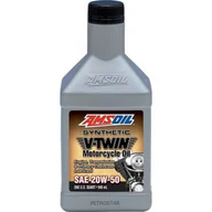 Oleje silnikowe - AMSOIL SYNTHETIC V-TWIN (MCV) 20W50 0.94L - miniaturka - grafika 1