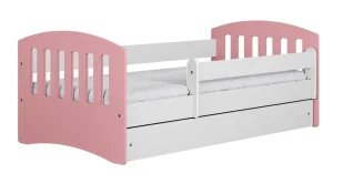 Łóżko dla dziewczynki z szufladą mix 80x180 L1-T36 - Łóżka dla dzieci i młodzieży - miniaturka - grafika 1