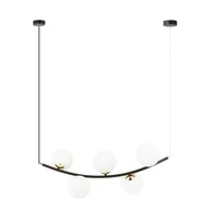 Lampy sufitowe - Ritz lampa wisząca 5xE14 czarna/biała 1298/5 - miniaturka - grafika 1
