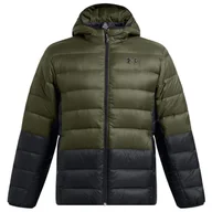 Kurtki męskie - Kurtka męska Under Armour Legend Down Hooded Jacket Rozmiar: L / Kolor: zielony/czarny - miniaturka - grafika 1