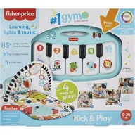 Maty piankowe - Fisher-Price, Muzyczne zwierzątka, mata edukacyjna z pianinkiem, zabawka niemowlęca - miniaturka - grafika 1