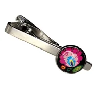 Spinki do mankietów i krawatów - Spinka do krawata z motywem łowickim - miniaturka - grafika 1