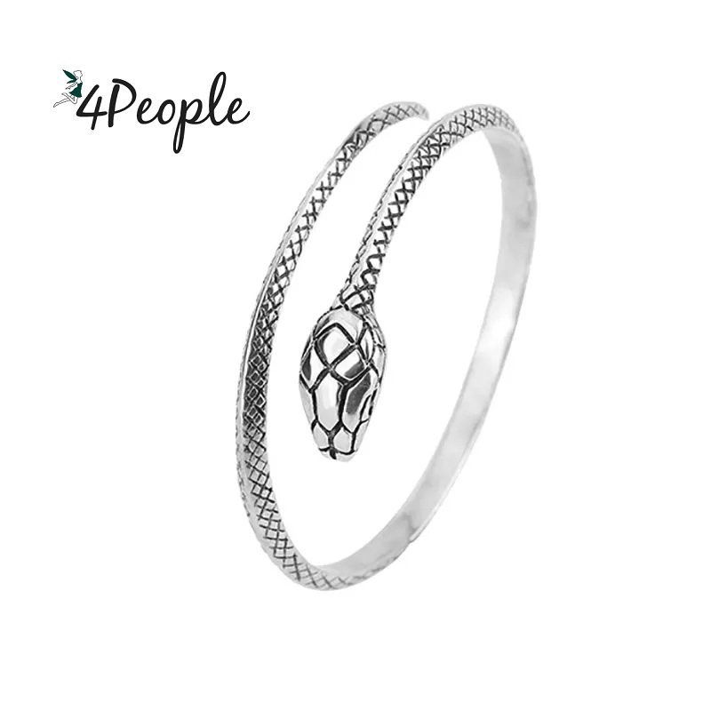 Bransoletka srebrna Dłonie Piórko Żmijka Skrzydła anioła Żmija