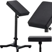 Wyposażenie studia tatuażu - Podłokietnik z podstawą do tatuażu kosmetyczny SPA czarny - miniaturka - grafika 1