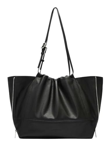 Liebeskind Berlin L Lou 2 3D Leather Shopper, czarny, czarny
