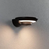 Lampy ogrodowe - Paulmann kinkiet zewnętrzny LED Bordola, czujnik, antracytowy - miniaturka - grafika 1