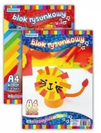 Szkolne artykuły papiernicze - Blok rysunkowy A4/20K 80g kolorowy (10szt) - Schemat - miniaturka - grafika 1
