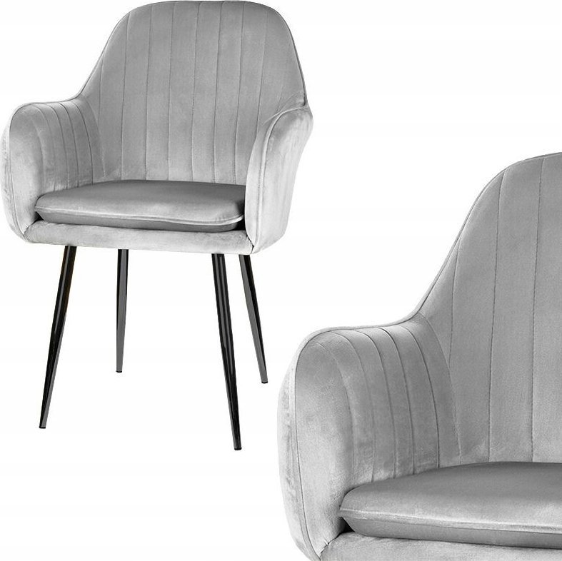 Szchara KRZESŁO TAPICEROWANE NOWOCZESNE DO SALONU JADALNI