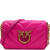 Torebki damskie - Pinko Skórzana listonoszka LOVE CLICK MINI - miniaturka - grafika 1