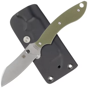 Nóż Spyderco Stok Drop Point Olive Drab G10, Satin 8Cr13MoV by Sjoerd Stok (FB50GOD) - Noże - miniaturka - grafika 4