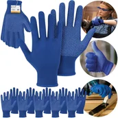 Rękawice robocze - RĘKAWICZKI OGRODOWE ANTYPOŚLIZGOWE RĘKAWICE DO WARSZTATU MOCNE 5 par - miniaturka - grafika 1