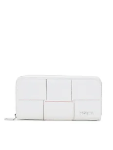 Desigual Duży Portfel Damski 25SAYP48 Biały - Portfele - miniaturka - grafika 1