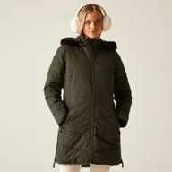 Kurtki i kamizelki sportowe damskie - Dare 2b Damski płaszcz zimowy Striking IV Zielony, Rozmiar: 38 - miniaturka - grafika 1