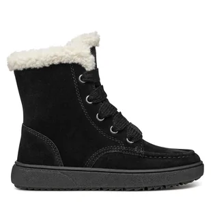 Kozaki Geox J Theleven Girl Wpf J46HYC 00022 C9999 D Czarny - Buty dla dziewczynek - miniaturka - grafika 1