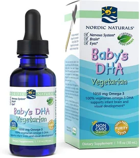 Omega Pharma NORDIC NATURALS NORDIC NATURALS Baby&apos;s DHA Vegetarian 3 DHA) 30ml - Witaminy i minerały - miniaturka - grafika 2