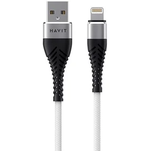 Havit Kabel USB - Lightning CB705 1 m Szary - Kable USB - miniaturka - grafika 1