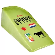 Sery - Auchan - Ser Gouda Wasabi - miniaturka - grafika 1