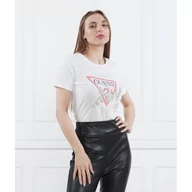 Koszulki i topy damskie - GUESS T-shirt | Straight fit - miniaturka - grafika 1