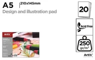 Szkolne artykuły papiernicze - Artix Blok rysunkowy A520k 250g - artykuł papierniczy - miniaturka - grafika 1