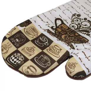 Rękawice Kuchenne z Magnesem Cappuccino II 0416FS02 - Fartuchy i rękawice kuchenne - miniaturka - grafika 3