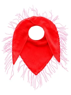 Zwillingsherz Kaszmirowa chusta trójkątna w kolorze czerwonym - 160 x 65 cm - Apaszki i szaliki damskie - miniaturka - grafika 1
