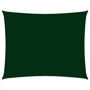 vidaXL Prostokątny żagiel ogrodowy, tkanina Oxford, 2,5x3 m, zielony 135480 - Parasole ogrodowe - miniaturka - grafika 1