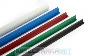 Argo Listwy wsuwane Standard A4 4mm - czarne 419042 - Grzbiety do bindownic - miniaturka - grafika 1