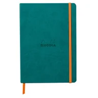 Notesy i bloczki - Notatnik Rhodia A5, miękka oprawa, kropki, Peacock - miniaturka - grafika 1