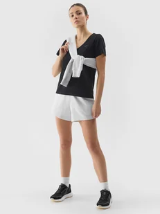 4F Spodenki dresowe damskie - szare XXL - Spodenki damskie 4F Spodenki dresowe damskie - szare XXL - Spodenki damskie - miniaturka - grafika 1