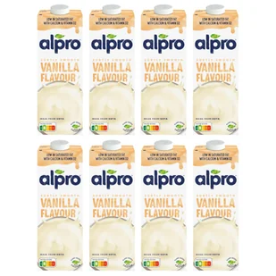 Alpro Napój Sojowy o smaku waniliowym z wapniem i witaminami zestaw 8 x 1000 ml - żywność - Napoje roślinne - miniaturka - grafika 1