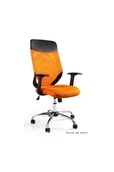 Fotele i krzesła biurowe - Fotel biurowy MOBI PLUS - POMARAŃCZOWY - miniaturka - grafika 1