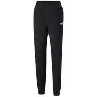 Spodnie męskie - Spodnie damskie Puma ESS+ Embroidery High-Waist Pants FL czarne 670007 01-XXL - miniaturka - grafika 1