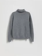 Bluzy dla chłopców - Reserved - Klasyczny golf - ciemnoszary - miniaturka - grafika 1