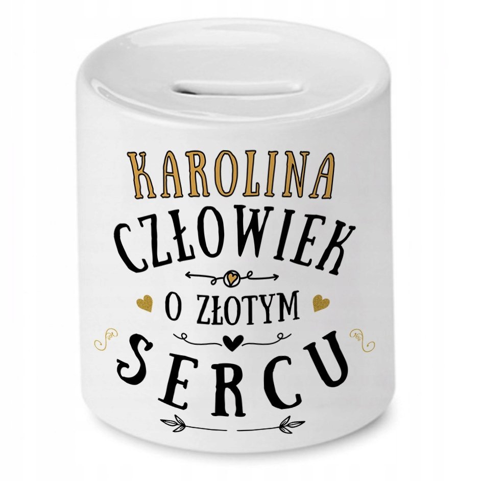 Złoty Kubek Premium Dla Skarbnika Prezent z Nadrukiem ze Zdjęciem + Opakowanie na prezent (wzór 02)
