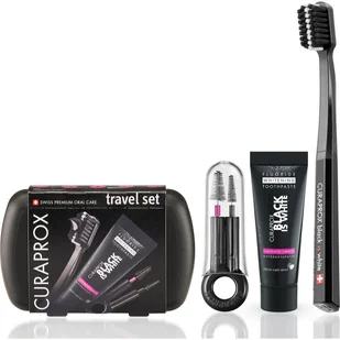 Curaprox Travel Set - zestaw black - Szczoteczki do zębów - miniaturka - grafika 1