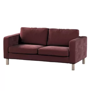 Dekoria pl pl Pokrowiec na sofę Karlstad 2-osobową nierozkładaną krótki bordowy 165 x 89 x 64 cm Velvet 617-704-26 - Pokrowce na meble - miniaturka - grafika 1