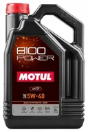 Oleje silnikowe - Motul 5W40 5L 8100 Power Synthetic Ester Sp - miniaturka - grafika 1