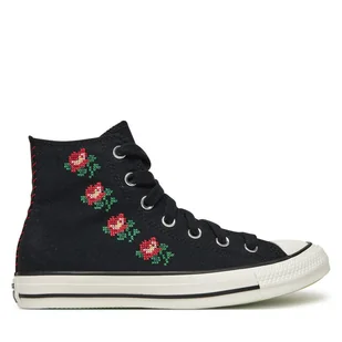 Trampki Converse Chuck Taylor All Star Rose Cross Stitch A13657C Czarny - Trampki damskie - miniaturka - grafika 1