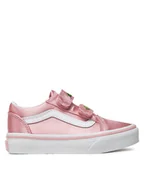 Buty dla dziewczynek - Vans Tenisówki Old Skool V VN000CYDBJ11 Różowy - miniaturka - grafika 1