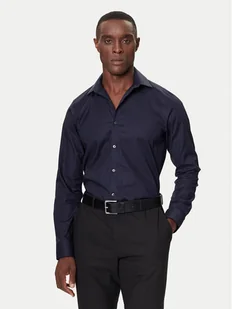 Guess Koszula LV019EU006 Granatowy Slim Fit - Koszule męskie - miniaturka - grafika 1