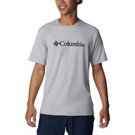 Koszulki sportowe męskie - Koszulka męska Columbia CSC Basic Logo Tee Rozmiar: L / Kolor: biały - miniaturka - grafika 1