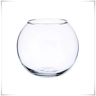Wazon szklana kula dekoracyjna D-12,5 cm H-10,5 cm - Wazony i flakony - miniaturka - grafika 1