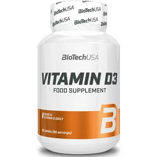 Biotech Usa Vitamin D3 60Tabs - Suplementy naturalne - miniaturka - grafika 1