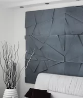 Elewacje - 120x60 cm VT - PB05 (B8 antracyt) KRYSZTAŁ - panel dekor 3D beton architektoniczny LOSOWY - miniaturka - grafika 1