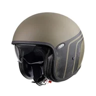 Kaski motocyklowe - PREMIER Kask Vintage BTR MILITARY GREEN BM, MILITARY ZIELONY/czarny, XS - miniaturka - grafika 1